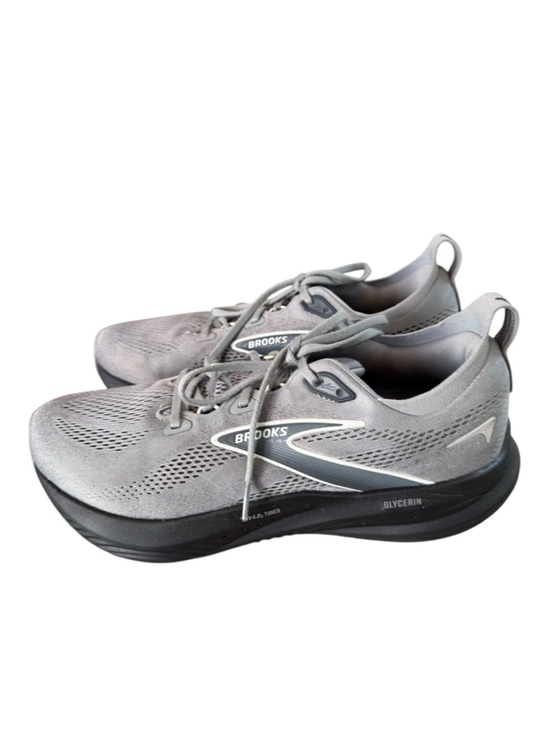 Brooks Glycerin 22 Gray Black Men’s  Running Shoes Size 10 Medium Run Happy main image 5